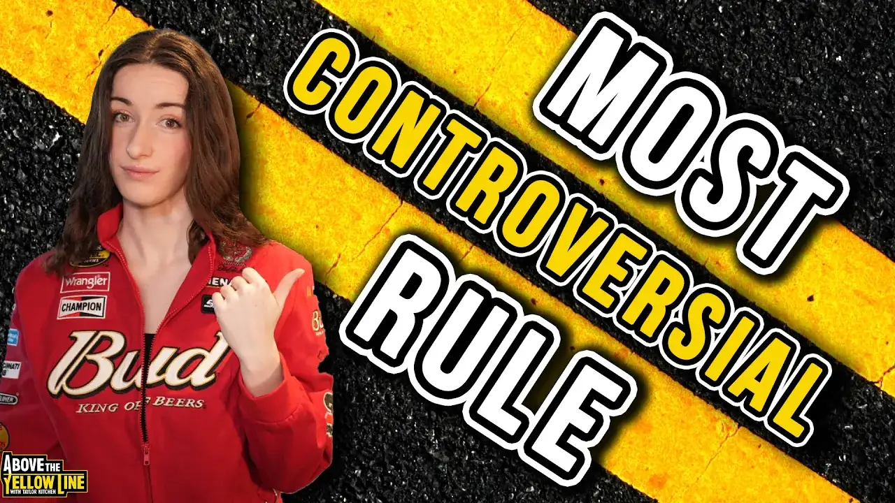 Line Rulla How the Controversial Double Yellow Line Rule Changed NASCAR - Above ...