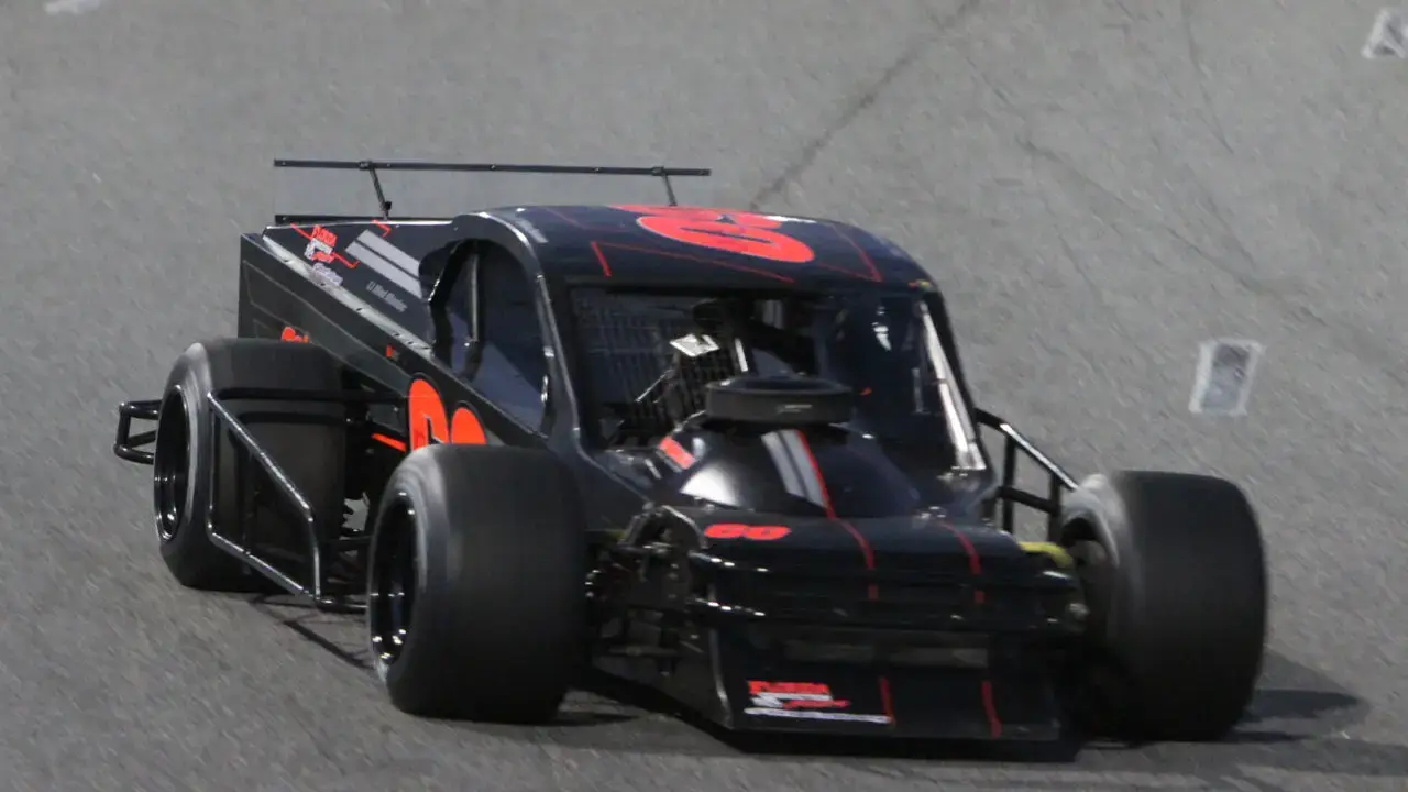 Matt Hirschman's black and orange modified.