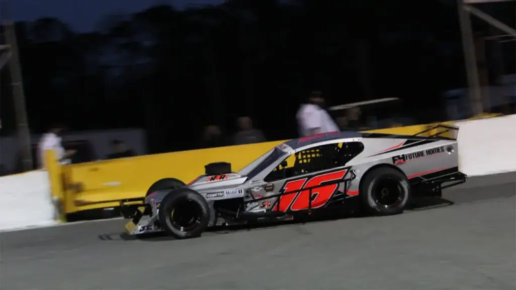 Ron Silk's silver and orange modified.